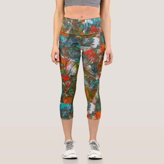 Leggings Capri Miami Dolphins Balloon Studio Art (Recto)