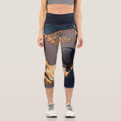 Leggings Capri Midnight Gold Liquid Marble (Recto)