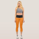 Leggings Capri MIEUX ! Capris haut taille - Orange & Noir<br><div class="desc">MIEUX ! Capris Haut Taille - Orange & Halloween Noir? Plus comme ceci et des produits personnalisés : zazzle.com/store/evreething</div>
