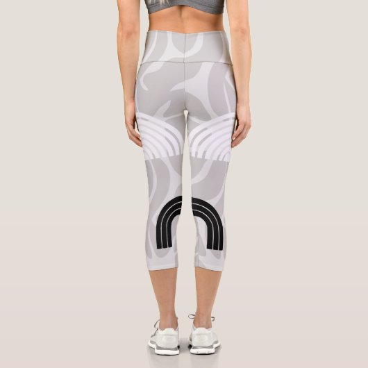 Leggings Capri Minimalist Mixed Boho Arches (Verso)