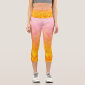 Leggings Capri Mirage de Pétales Dorées (Recto)