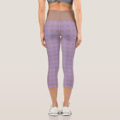 Leggings Capri mocha motif haute taille Yoga Capris (Verso)