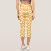Leggings Capri Mod Retro 60's Mustard (Verso)