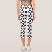 Leggings Capri Mod Retro 60's White (Verso)