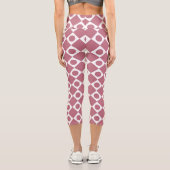 Leggings Capri Mod Retro 60's Wildberry (Verso)