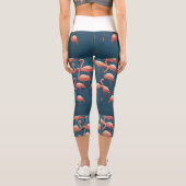 Leggings Capri Modèle flamant (Verso)