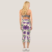 Leggings Capri Modèle floral I (Verso)