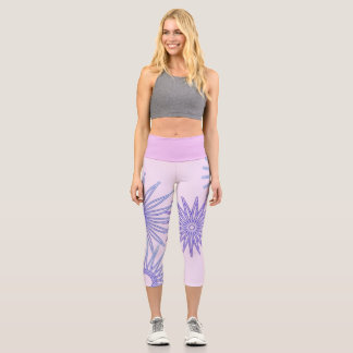 Leggings Capri Modèle géométrique capris