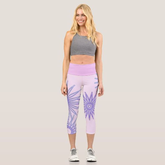 Leggings Capri Modèle géométrique capris (Recto)