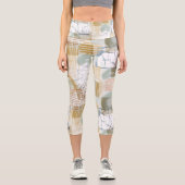 Leggings Capri Modern Abstract Pattern (Recto)