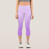 Leggings Capri Moderne Pastel Purple Lavender Ombre (Recto)