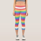 Leggings Capri Mois de fierté sur toute l'impression (Recto)
