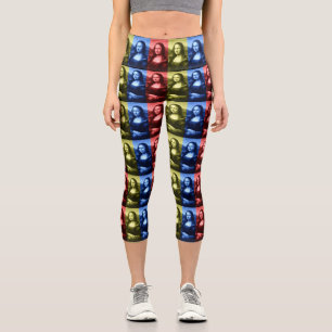Leggings Capri Mona Lisa Couleurs primaires Capris haut taille
