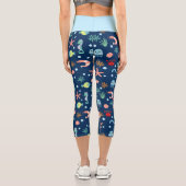 Leggings Capri Monde marin (Verso)