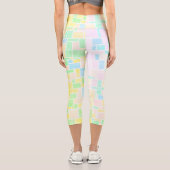 Leggings Capri Mondrian Pastel 3 (Verso)