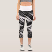 Leggings Capri Monochrome Motion – Capris Taille Haute (Recto)