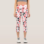 Leggings Capri Monogramme moderne Floral femmes (Recto)