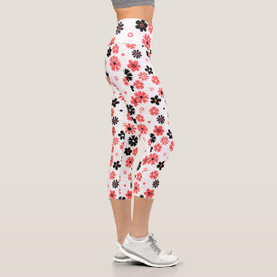 Leggings Capri Monogramme moderne Floral femmes
