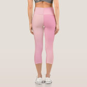 Leggings Capri Monogramme rose Turquoise (Verso)