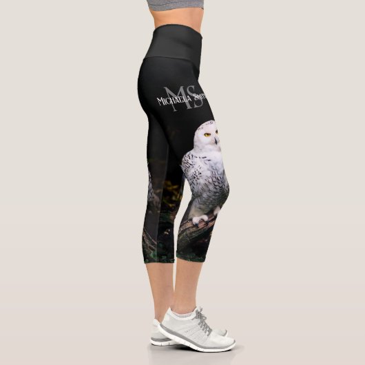 Leggings Capri Monographie de hivernal majestueux hivernal (Droite)