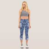 Leggings Capri Monotone bleu Pimpernel, William Morris (Recto)