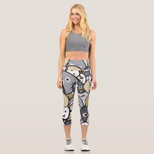 Leggings Capri Monstres (Recto)