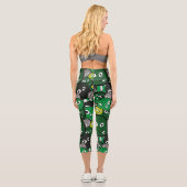 Leggings Capri Montres verts (Verso)
