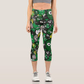 Leggings Capri Montres verts (Recto)