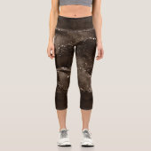 Leggings Capri Moody Agate | Café Brown bronze doré Taupe (Recto)
