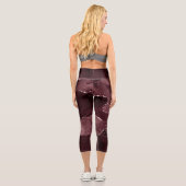Leggings Capri Moody Agate | Vin Bordeaux Sangria Merlot Maroon (Verso)