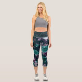 Leggings Capri Moody Boho | Chimmer Turquoise violet profond Turq (Recto)