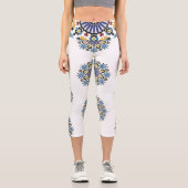 Leggings Capri Moroccan Zelije !Moroccan Zellige (Recto)
