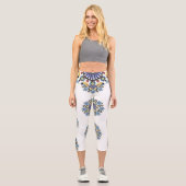 Leggings Capri Moroccan Zelije !Moroccan Zellige (Recto)