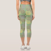 Leggings Capri Mosaïque de tourbillon doux (Verso)