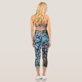 Leggings Capri Mosaïque d'opale1 (Verso)