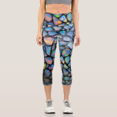 Leggings Capri Mosaïque d'opale1 (Recto)
