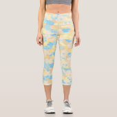 Leggings Capri Motif à points boho (Recto)