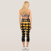 Leggings Capri Motif Abstrait coloré (Verso)