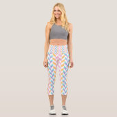 Leggings Capri Motif Abstrait coloré (Recto)