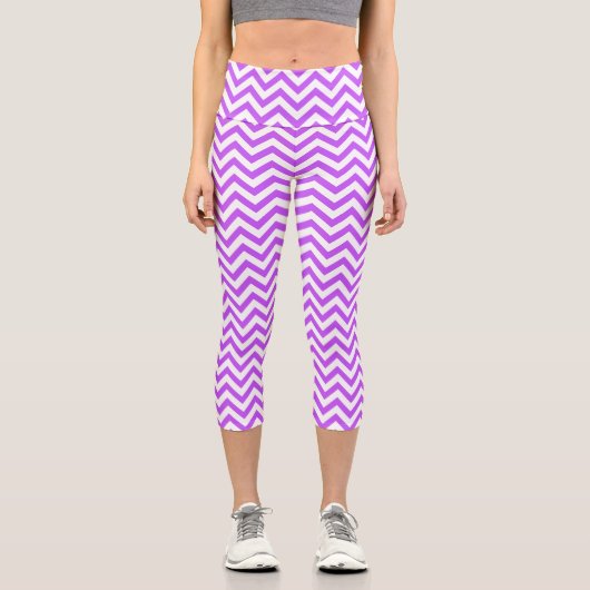Leggings Capri Motif Abstrait coloré (Recto)