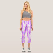 Leggings Capri Motif Abstrait coloré (Recto)