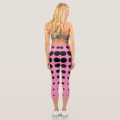 Leggings Capri Motif Abstrait coloré (Verso)