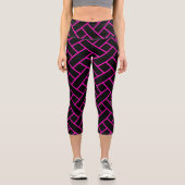 Leggings Capri Motif Abstrait coloré (Recto)