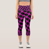 Leggings Capri Motif Abstrait coloré (Recto)