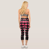 Leggings Capri Motif Abstrait coloré (Verso)