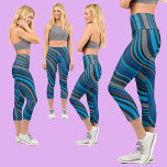 Leggings Capri Motif Abstrait coloré<br><div class="desc">Motif Abstrait coloré.</div>