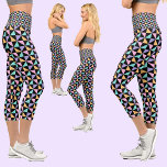 Leggings Capri Motif Abstrait coloré<br><div class="desc">Motif Abstrait coloré.</div>