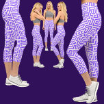 Leggings Capri Motif Abstrait coloré<br><div class="desc">Motif Abstrait coloré.</div>