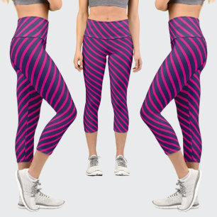 Leggings Capri Motif Abstrait coloré