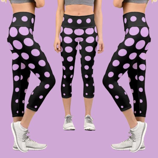 Leggings Capri Motif Abstrait coloré